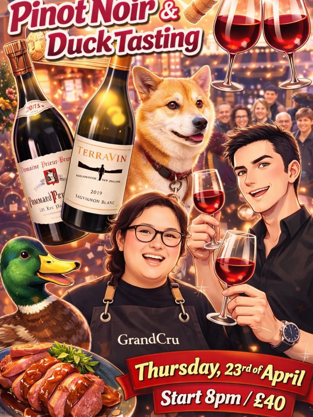 Pinot Noir & Duck Tasting